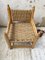 Moroccan Wood and Rope Armchair, 1980s 13