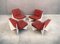 Space Age Flower Power Living Room Lounge Chairs, 1970s, Set of 4 5