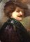 Jane Bonalini, Porträt eines Mannes mit großem Hut im Stil des 17. Jahrhunderts, Ölgemälde, gerahmt 4