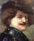 Jane Bonalini, Porträt eines Mannes mit großem Hut im Stil des 17. Jahrhunderts, Ölgemälde, gerahmt 5