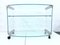 Serving Cart in Glass & Chrome by Galotti & Radice, 1970s, Image 4