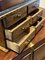 Edwardianischer Schreibkasten aus Eiche mit Einbauschrank & Schubladen 13