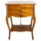 French Louis XV Style Walnut Sewing Table, 1900s 1