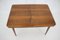 Extendable Dining Table in Walnut attributed to Up Zavody, Former Czechoslovakia, 1950s 5