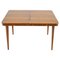 Extendable Dining Table in Walnut attributed to Up Zavody, Former Czechoslovakia, 1950s 1