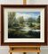 Doris Houston, River Landscape on Summer Evening in Ireland, 1998, Painting, Framed 3