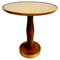 Italian Stained Walnut, Bronzed Glass and Brass Side Table in the Style of Borsani Style, 1940s 1