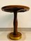 Italian Stained Walnut, Bronzed Glass and Brass Side Table in the Style of Borsani Style, 1940s 8