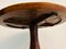 Italian Stained Walnut, Bronzed Glass and Brass Side Table in the Style of Borsani Style, 1940s 10