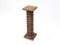 Vintage French Turned Column Screw Plinth in the style of Charles Dudouyt 1