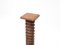 Zócalo de tornillo de columna torneada francés vintage al estilo de Charles Dudouyt, Imagen 5