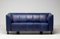 Isu Sofa in Blue Leather by Shigeru Uchida, 1995 3