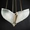 Art Deco Chandelier Hanging Lamp attributed to Jean Gauthier for J. Robert Paris, 1930s 5