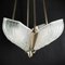 Art Deco Chandelier Hanging Lamp attributed to Jean Gauthier for J. Robert Paris, 1930s, Image 5