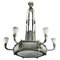 Vintage Art Deco Chandelier, 1930s, Image 1