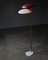 Duo Brass Stem with Coloured Shades Floor Lamp, 1950s 2