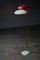 Duo Brass Stem with Coloured Shades Floor Lamp, 1950s, Image 5