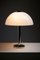 German Mushroom Table Lamp with Chrome Base & Acrylic Shade from Beisl Leuchte, 1970s, Image 4