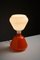 Lámpara de mesa doble de vidrio atribuida a Peter Pelzel para Vistosi, 1962, Imagen 6