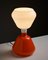 Lámpara de mesa doble de vidrio atribuida a Peter Pelzel para Vistosi, 1962, Imagen 2