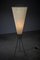 Große kegelförmige Tripod Stehlampe von Archaic Smile Inc., Vereinigte Staaten, 1950er 2