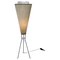 Large Cone Tripod Floor Lamp by Archaic Smile Inc., United States, 1950s 1