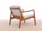 Mid-Century Modern Danish Model 110 Lounge Chairs by Ole Wanscher for France & Son, 1951, Set of 2 5