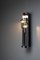 Lampada da parete lunga Space Age in metallo cromato con riflettore di Cosack Leuchten, anni '50, Immagine 8