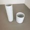 Vases Abstraits en Porcelaine attribués à Cuno Fischer pour Rosenthal, Allemagne, 1980s, Set de 2 5