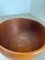 Large Vintage Shell Bowl in Teak Wood, Austria, 1970s 12