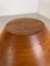 Large Vintage Shell Bowl in Teak Wood, Austria, 1970s 18