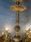 Lampadario in ottone a sei rami, Francia, Immagine 2