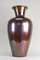 Mid-Century Copper Floor Vase Iridescent Glazed from Handforged, 1970s 4