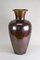 Mid-Century Copper Floor Vase Iridescent Glazed from Handforged, 1970s 5