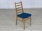 Mid-Century Brown and Blue Chair, Image 1