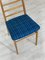Mid-Century Brown and Blue Chair 3