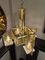 Lámpara de araña italiana de oro y cristal de Murano atribuida a Gaetano Sciolari, años 60, Imagen 13