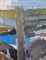 Ian Mood, paisaje urbano, pintura al óleo, años 50, enmarcado, Imagen 11