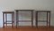 Mid-Century Nesting Tables with Brass Feet, 1950s, Set of 3, Image 3