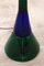Stehlampe aus Blaugrünem Glas von Fulvio Bianconi für Venini, Italien, 1950er 7