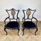 Antique French Ornate Armchairs, 1890s, Set of 2 7