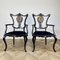 Antique French Ornate Armchairs, 1890s, Set of 2 1