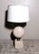 Lampe de Bureau Moderne en Travertin attribuée à Philippe Barbier, 1960 20