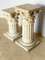 Columnas de estilo corintio de travertino, Italia, años 40. Juego de 2, Imagen 13