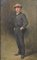 Ferdinand Bassot, Retrato de hombre joven, 1880, óleo sobre lienzo, Enmarcado, Imagen 2