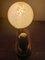 Handbemalte Art Deco Tischlampe auf Marmorsockel 10