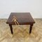 English Victorian Square Mahogany Dining Table on Brass Castors 3