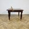 English Victorian Square Mahogany Dining Table on Brass Castors, Image 5