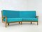Curved Sofa attributed to Guillerme and Chambron for Votre Maison, 1960s 1