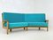 Curved Sofa attributed to Guillerme and Chambron for Votre Maison, 1960s, Image 1